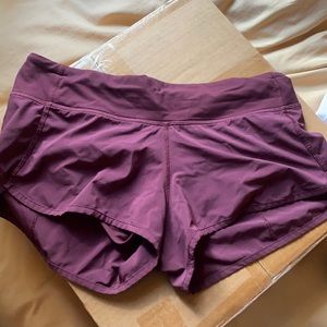 Lululemon speed up shorts 2.5” inseam
